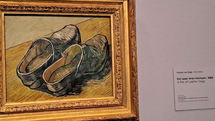 Amsterdam, Van Gogov muzej, stare klompe